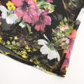 2020 Oem fashion flowered shirt long sleeve chiffon women's Rpet  blouse